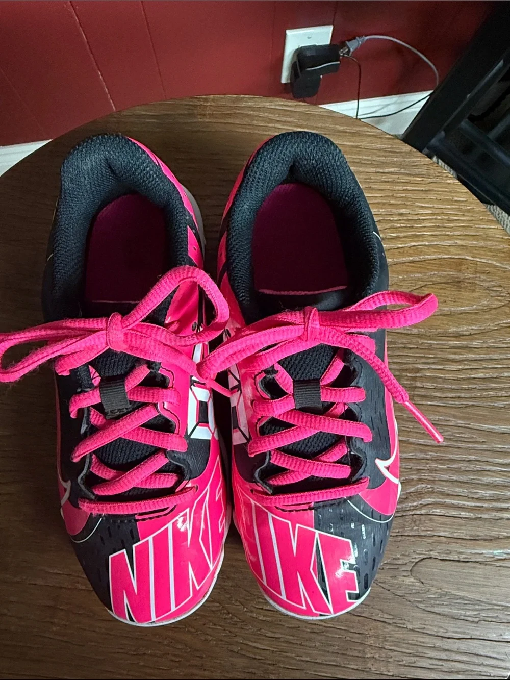 Nike Hyperdiamond 4 Fast Flex Girls' Softball Cleats Pink Black White
